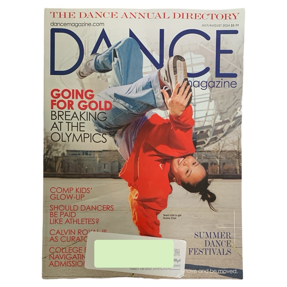 Dance Magazine July August 2024 Sunny Choi Olympics Paris Summer Festivals Pay